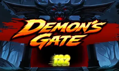 Tampilan visual slot Demon's Gate dengan tema portal mistis dan simbol rune bercahaya.